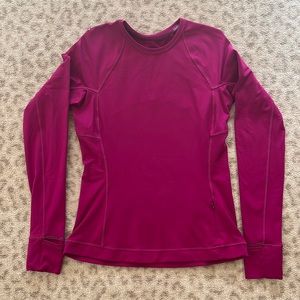 LuluLemon It’s Rulu Run Long Sleeve Shirt - EUC Pink Size 6